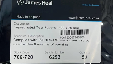 Phenol Yellowing Test Paper